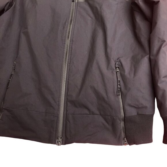 NIKE Jacket Nike Air Bomber Woven Jacket XL Black Insulated - Picture 6 of 13